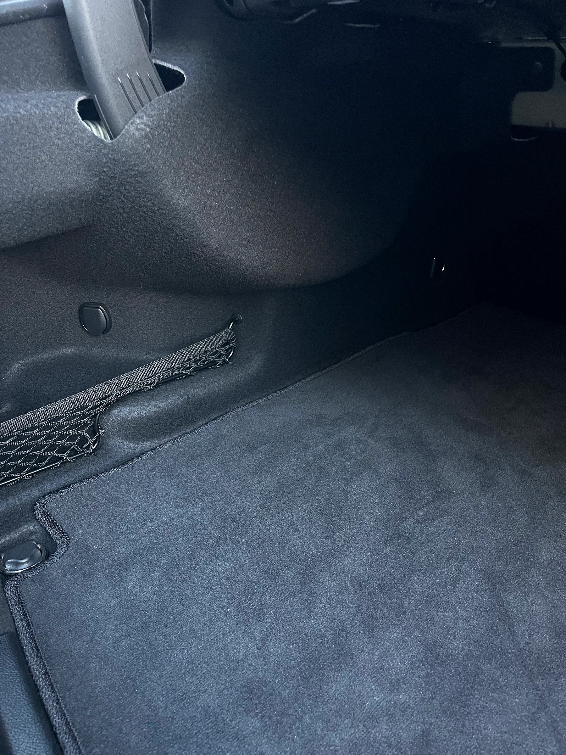 Gereinigter Mercedes Gepäckraum